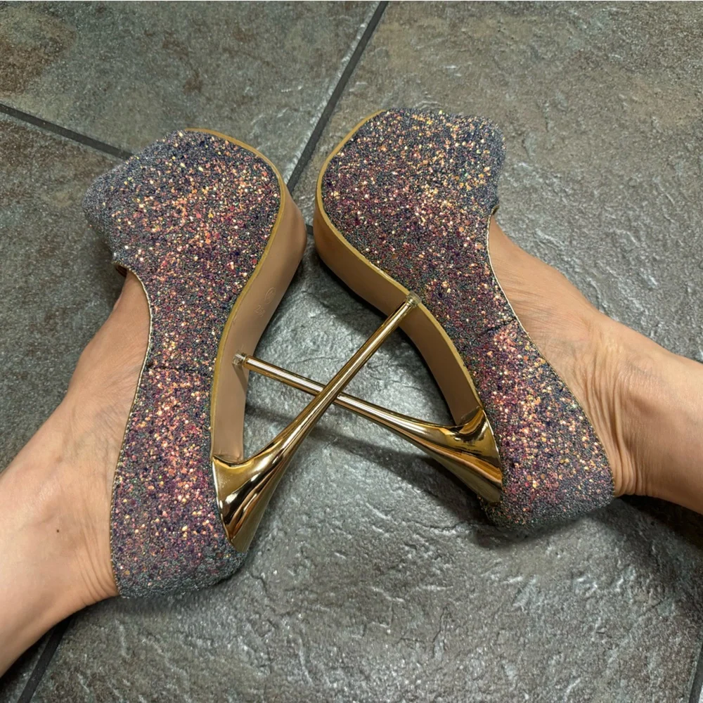 Glitter Heels US8 - Picture 11 of 14